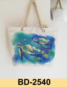 Summer TURTLE Beach tote bag-BD2540